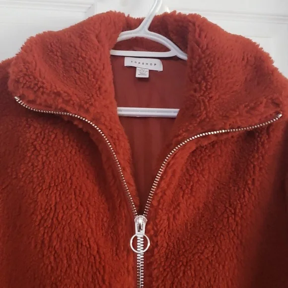 Topshop Teddy Jacket - Picture 3 of 7